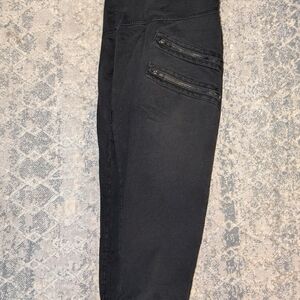 Killstar Black Joggers with Zipper Accents